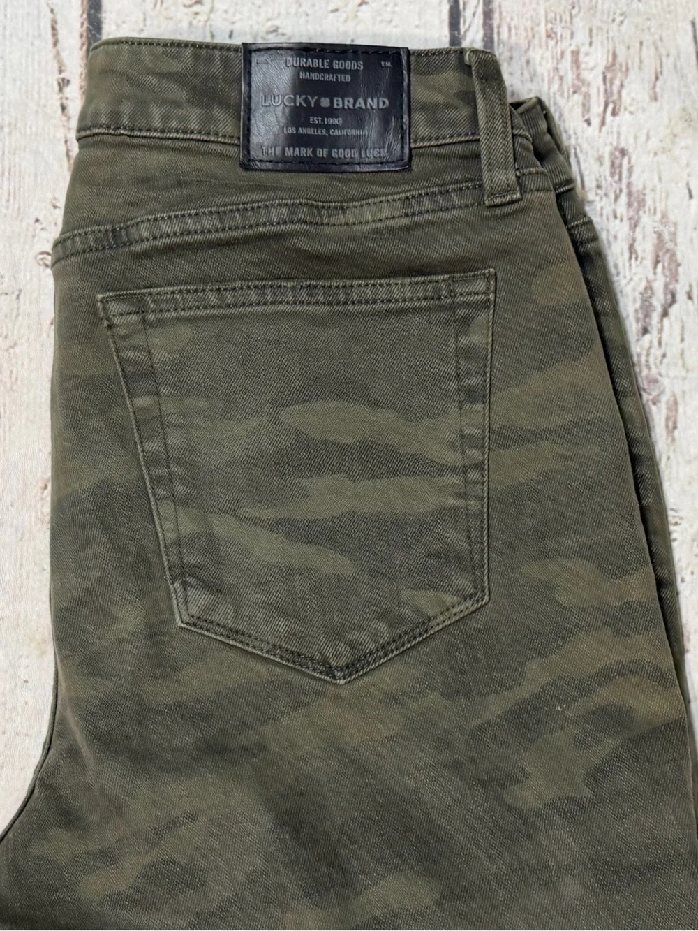 Lucky Brand Camouflage Denim Jeans Pants Women's